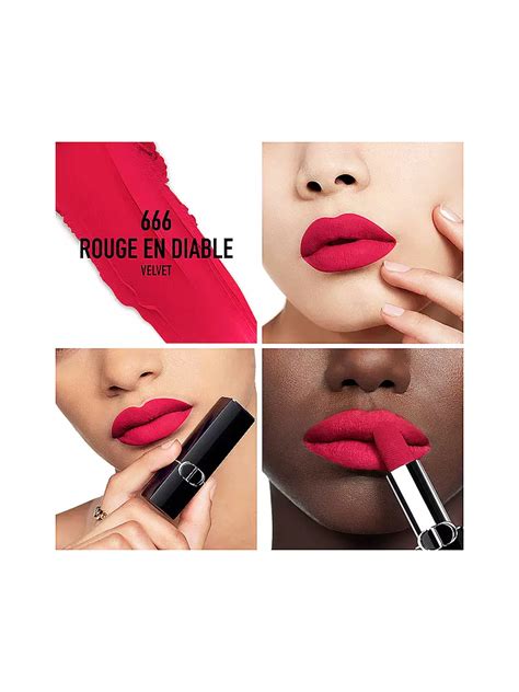 dior rouge en diable lipstick|Dior lipstick for over 60.